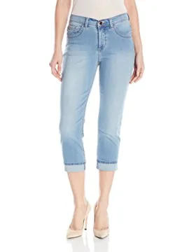 Indigo Women's Ultra Soft Denim Capri Jean