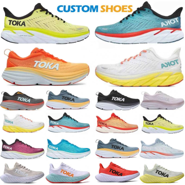 High Quality Custom Logo Breathable Carbon Fiber Running Shoes for Men and Women