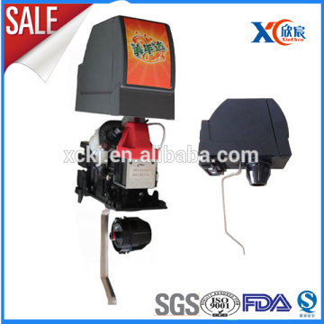 Valve head for electric beverage dispenser