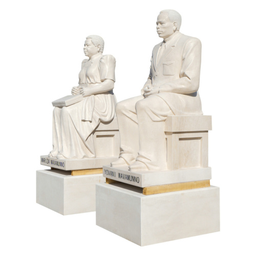 White Marble Memorial Art for Timeless Home Decor