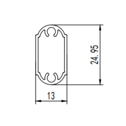 Broken bridge aluminum alloy doors and windows mold