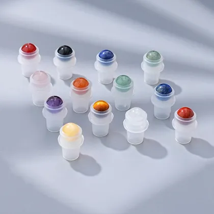 Custom Mix Gemstone Roller Ball Bottle for Essential Oil