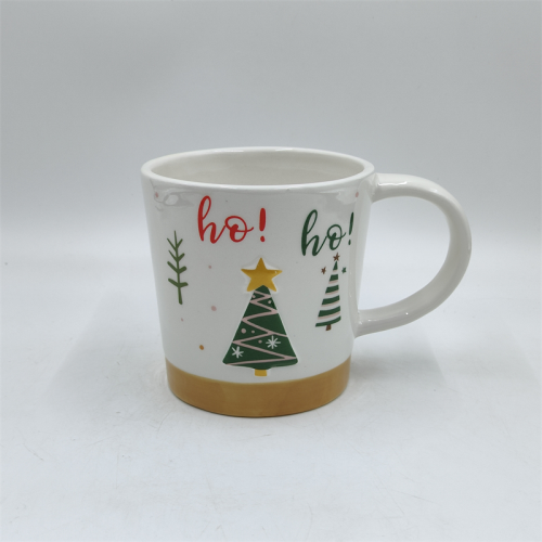 Рождественская керамическая кофейная кружка