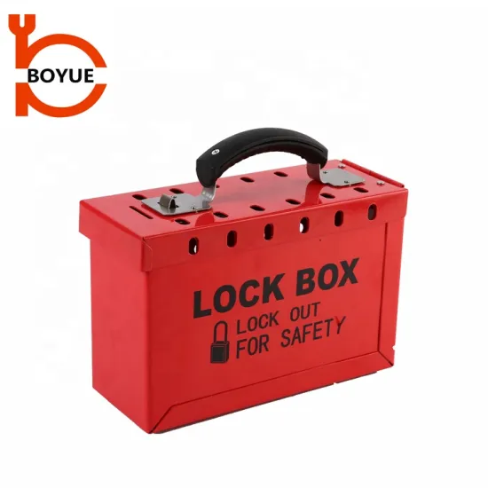 China Factory Portable Steel LOTO Safety Lock Group Lockout Box