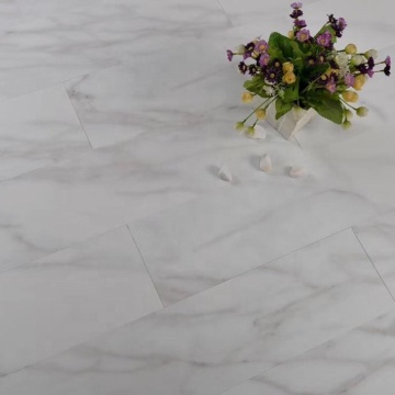 Click Lock Waterproof White Marble PVC SPC Flooring