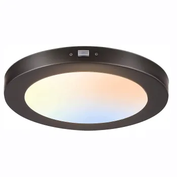 17W 12-inch 3CCT Adjustable Disk Light with ETL Listing, Operates at 120V AC 60Hz