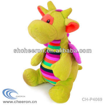 Plush dragon mascot toy