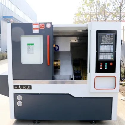 China's Best-Selling SIEMENS 808D Precision CNC Slant-Bed Lathe with Servo System