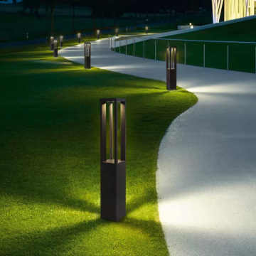 IP65 Waterproof COB Light LED Bollard Lamp for Garden and Park Landscaping