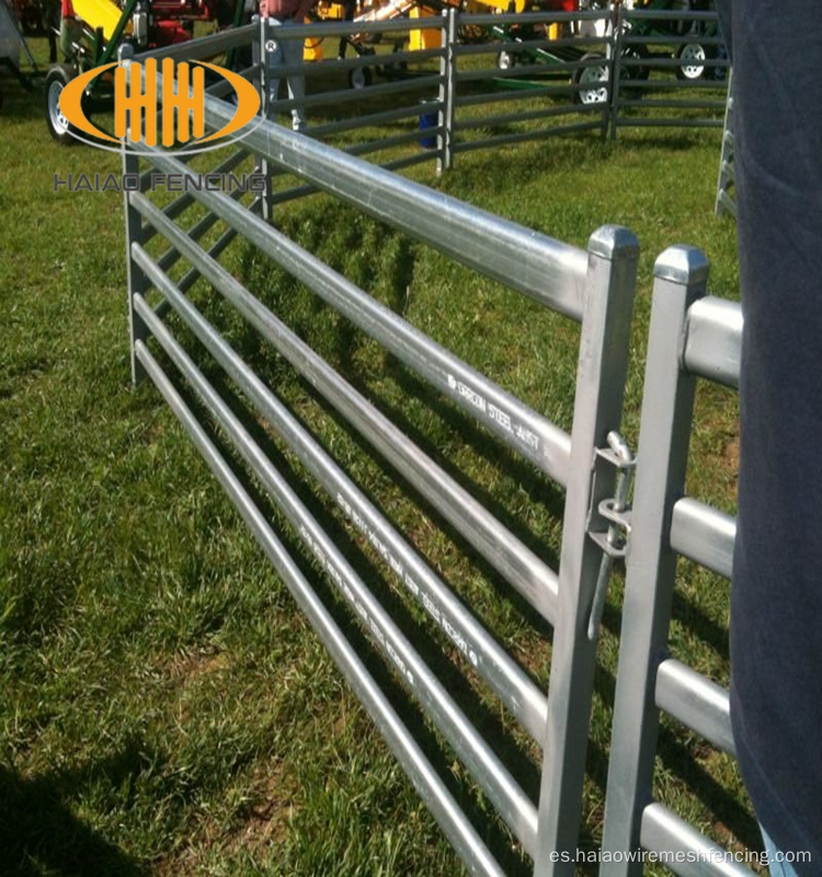 Panel de cerca de oveja galvanizado portátil para corral de oveja