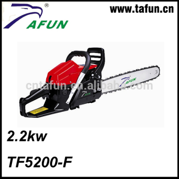 Forest chainsaw fuelled by gasoline 52cc