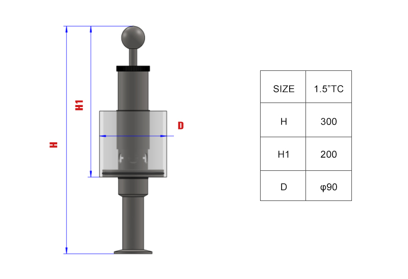 Straight Pipe Regulating Valve