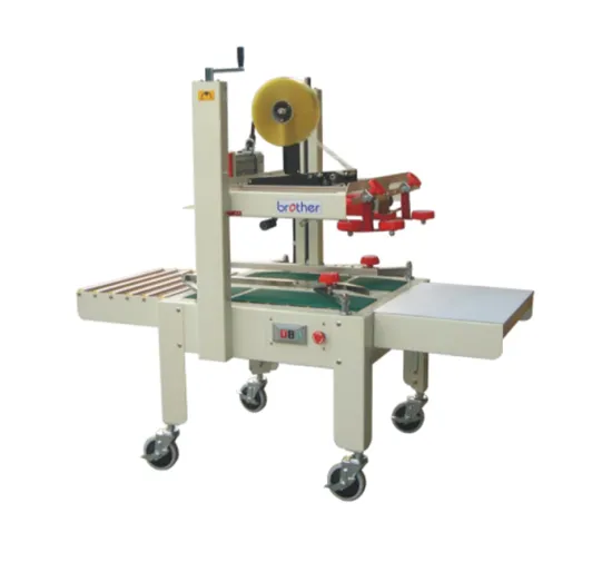 Brother Semi Automatic Conveyor Belts Carton Sealer