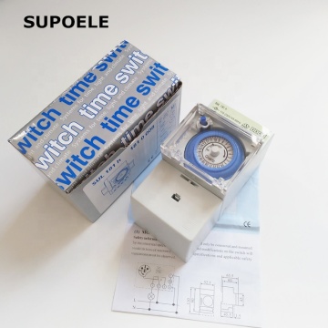 CE RoHS 16A AC 110V-250V DC 12V Mechanical Timer Relay