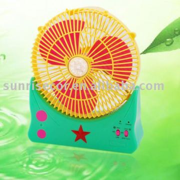 Lantern rechargeable fan