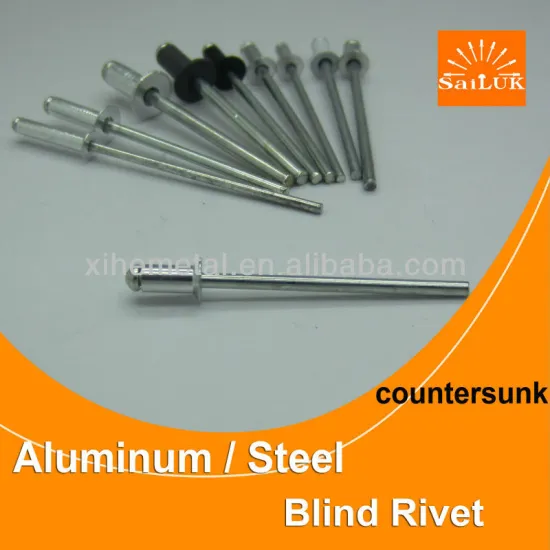 aluminum black countersunk rivet manufacture types of head