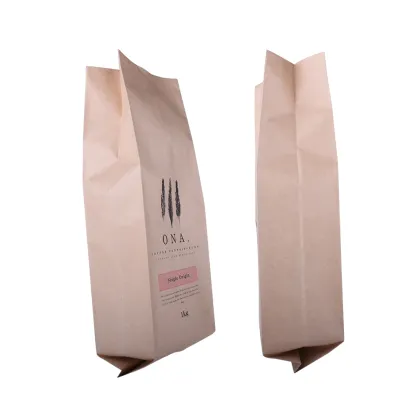 Bio Bag Compostable Coffee Craft Paper Coffee Bag