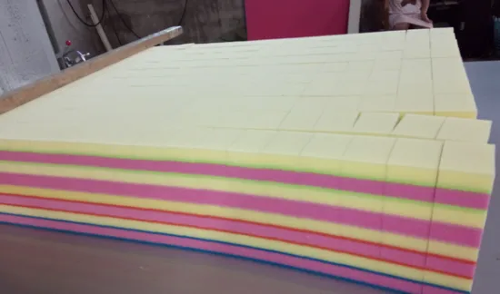 Kitchen sponge with scrubbing pad made in Polyurethane foam