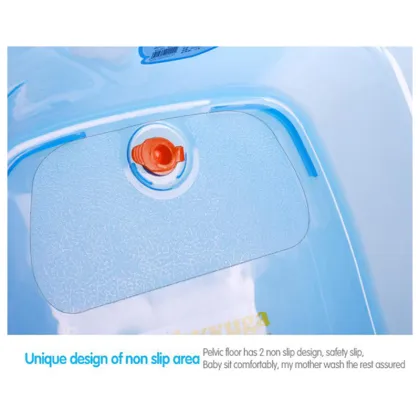 Transparent baby bathtub