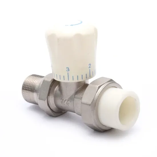 China Radiator Valve Manufacture Iso228/1 Thread 1/2 3/4 Inch Brass Radiator Valve Thermostatic Radiator Valve