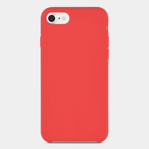 Red Liquid Silicone Phone Case for iPhone 6 Plus Cover