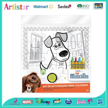 The Secret Life of Pets puzzle coloring set