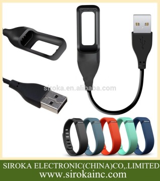 High quality Black Replacement USB charger charging cable for Fitbit Flex wireless bracelet as Christmas gifts