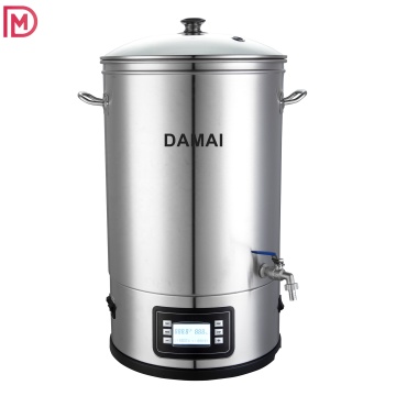 Home Craft Beer Brewery Equipment: 35L-65L Mashing and Boiling Kettle with 3500W Wax Melter