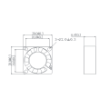 20x06爆発証明DCファンA6電子コンポーネント