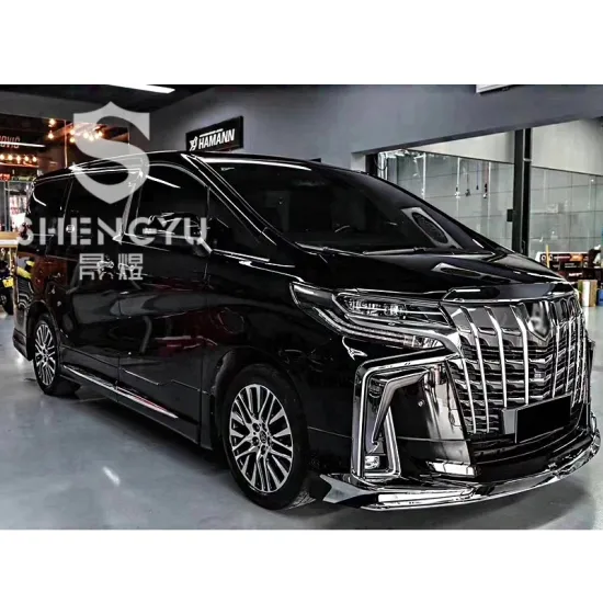 2015-2018 Toyota Alphard Auto Body Kit Upgrade to 2019-2020 Modelista SC (Includes Bumpers, Grille, Headlights, Lip)