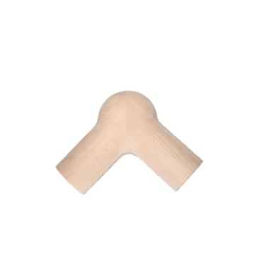 Handrail oak merah elegan untuk tangga kayu