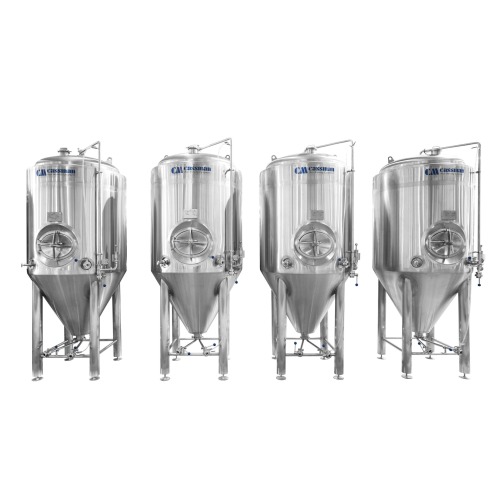 Beer Conical Jacketed Fermenter 300L 500L Fermentation Tank