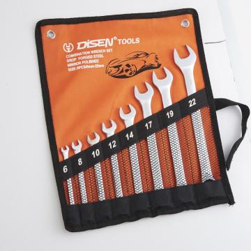 공장 가격 카본 스틸 이중 기능 14pc 자동차 자동차 스패너 세트 키트