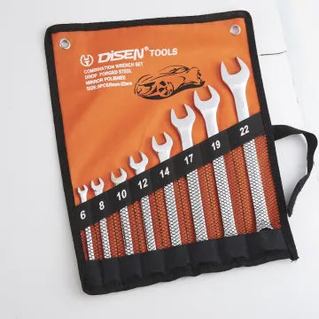 Factory Price Carbon Steel Dual Function 14PC Automobile Auto Spanner Set Kit