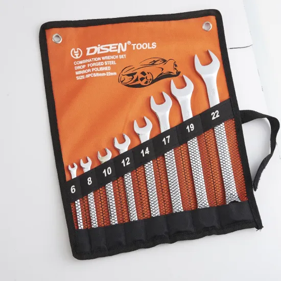 Factory Price Carbon Steel Dual Function 14PC Automobile Auto Spanner Set Kit