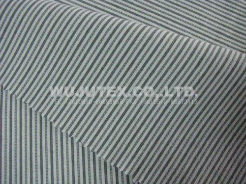 Stable Quality Stripe Cotton Nylon Fabric Spandex Plain Weave Cloth With Competitive Price