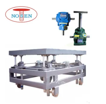 Acme self-locking worm gear machine screw jack