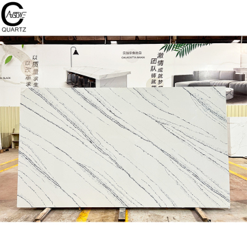 CAXSTONE Marble-Look Quartz: Ideal for Countertops, Islands, and Showers
