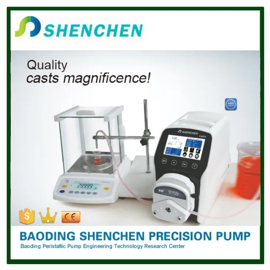 Stepper motor driven metering pump