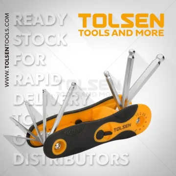 8PCS FOLDING BALL POINT HEX KEY SET