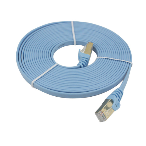 Indoor RJ45 Slim CAT7 STP Flat Patch Cable