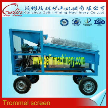 Mobile Zircon Washing Trommel Screen for Washing Zircon