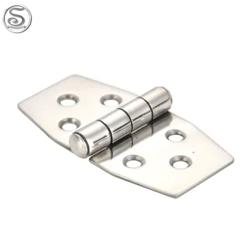 Marine Boat Hinge Stainless Steel Cabinet Door Hinge 76x40mm RV Hardware
