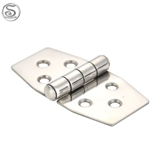 Marine Boat Hinge Stainless Steel Cabinet Door Hinge 76x40mm RV Hardware