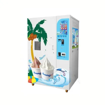Hommy high quality commercial auto ice cream vending machine for hotel