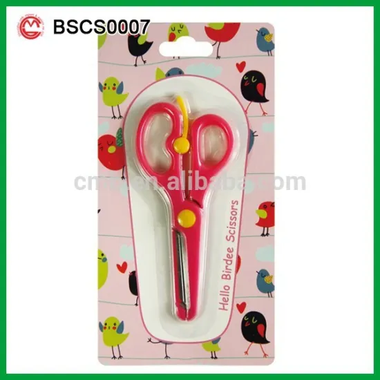 high quality school colorful safe children scissors