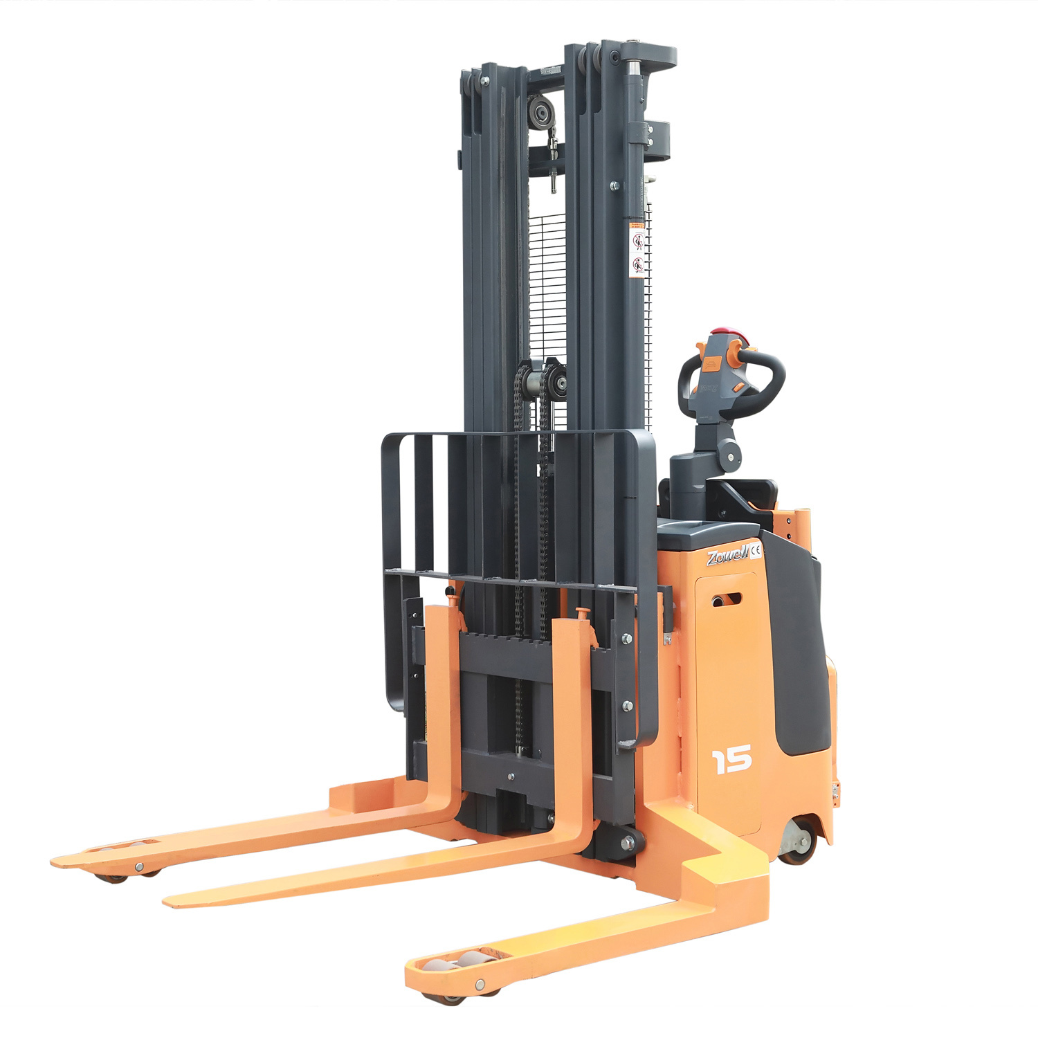 Electric Straddle Stacker 1.5ton with 5.5m