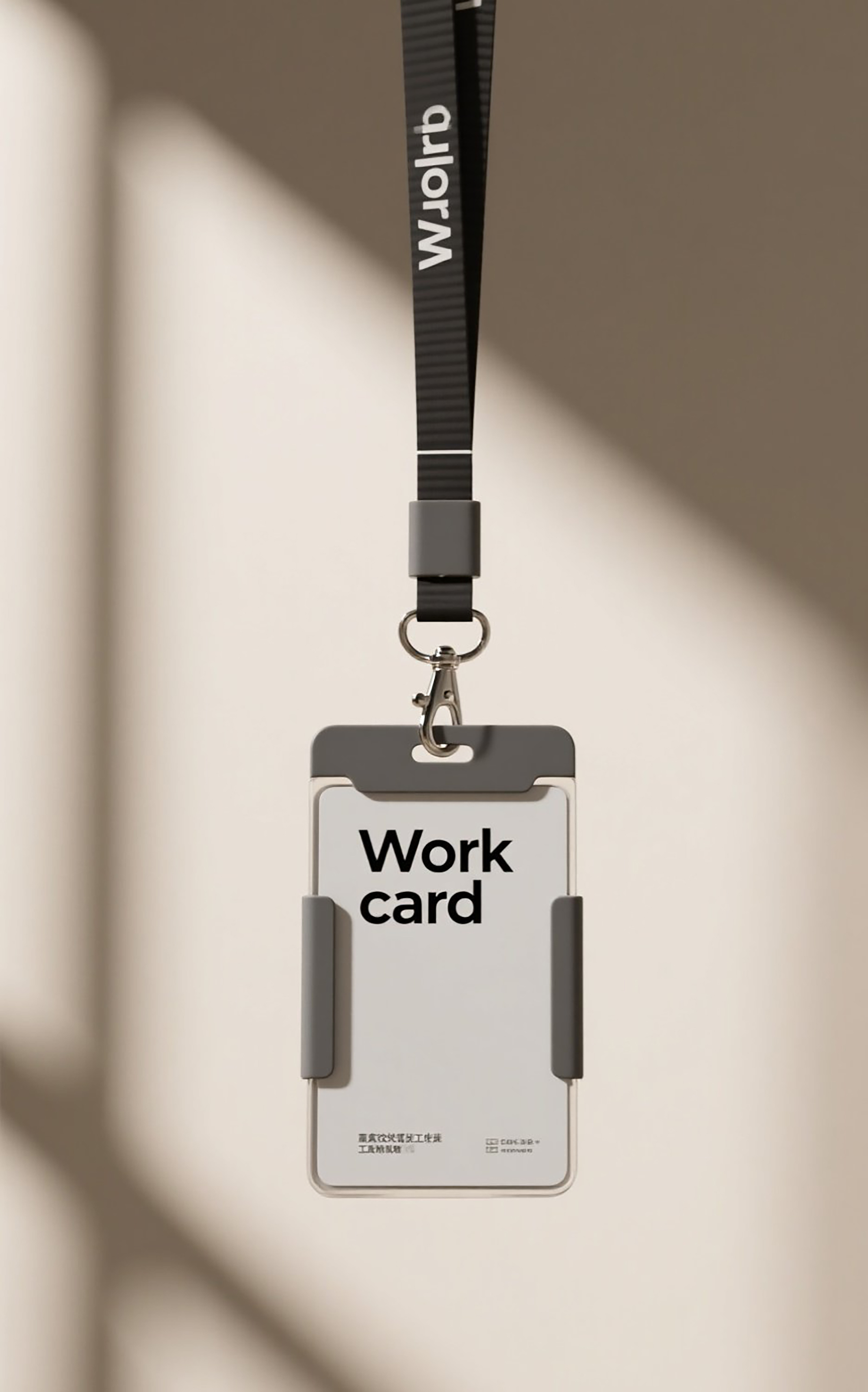 Custom ID badge holder
