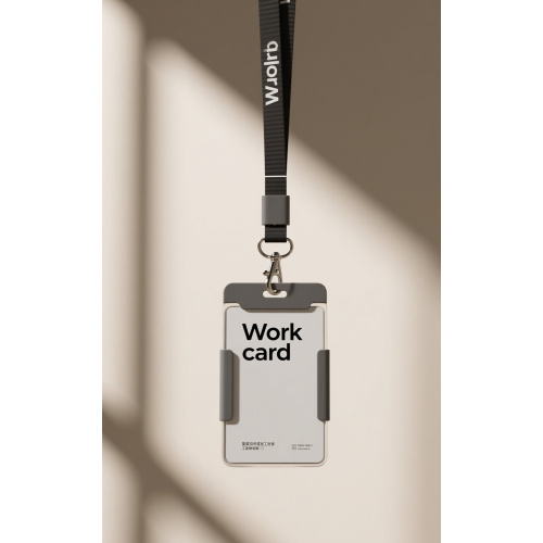 Custom ID badge holder