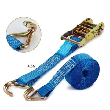 2 Inch 5 Tons Tie Belt Ratchet Strap for Heavy Duty Cargo Lashing